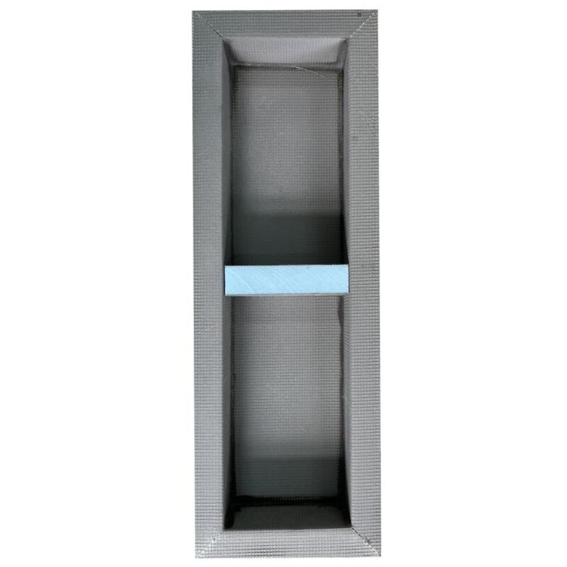 foto del prodotto vente unique nicchia per doccia da incasso pronta da piastrellare con 1 scaffale 31 x 91 cm klara