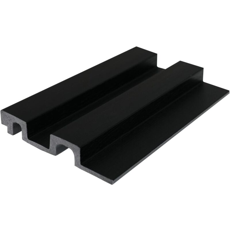 foto del prodotto vente unique pannello da parete 3d set da 2,83m nero effetto legno lotto di 8 pezzi flint