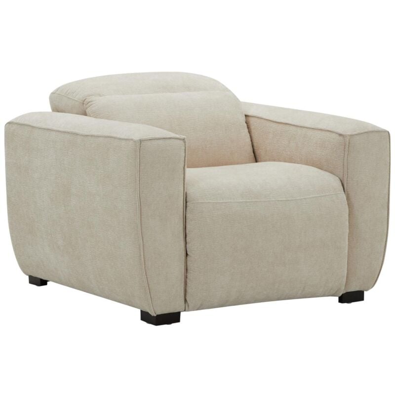 foto del prodotto vente unique poltrona relax elettrica in tessuto beige lagundi