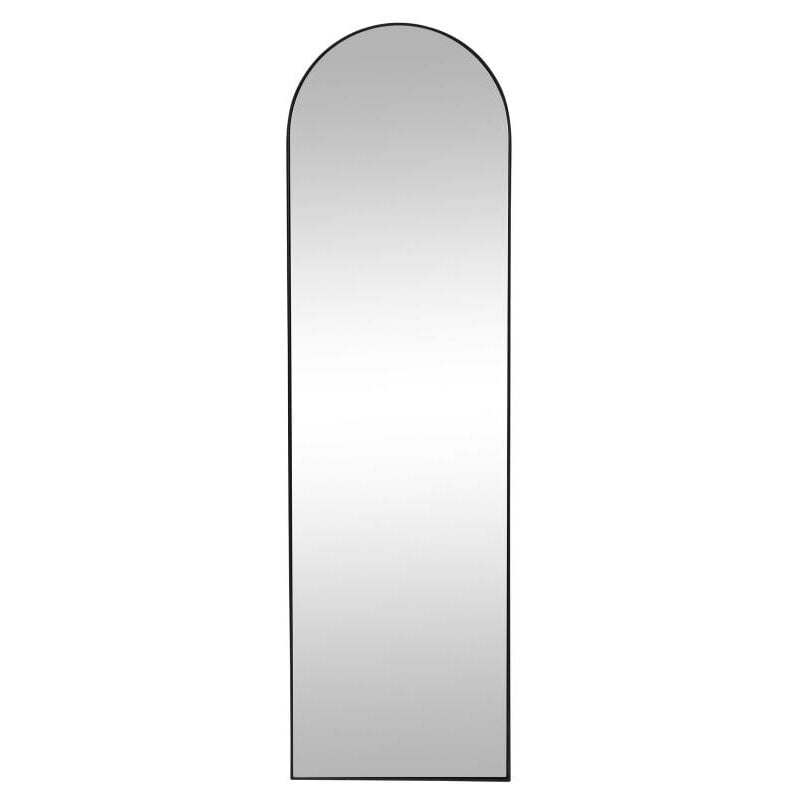 foto del prodotto vente-unique - specchio ad arco da terra l. 50 x h. 170 cm in metallo nero - mailen