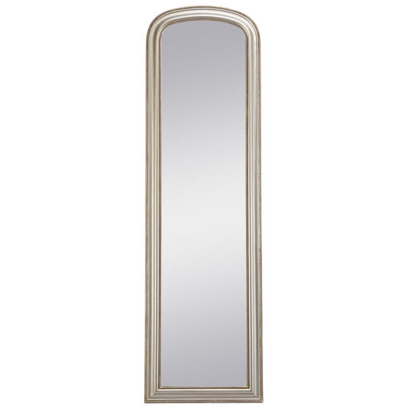 foto del prodotto vente unique specchio in su piede l.50 x h.170 cm in legno di paulownia champagne stile vintage teresa