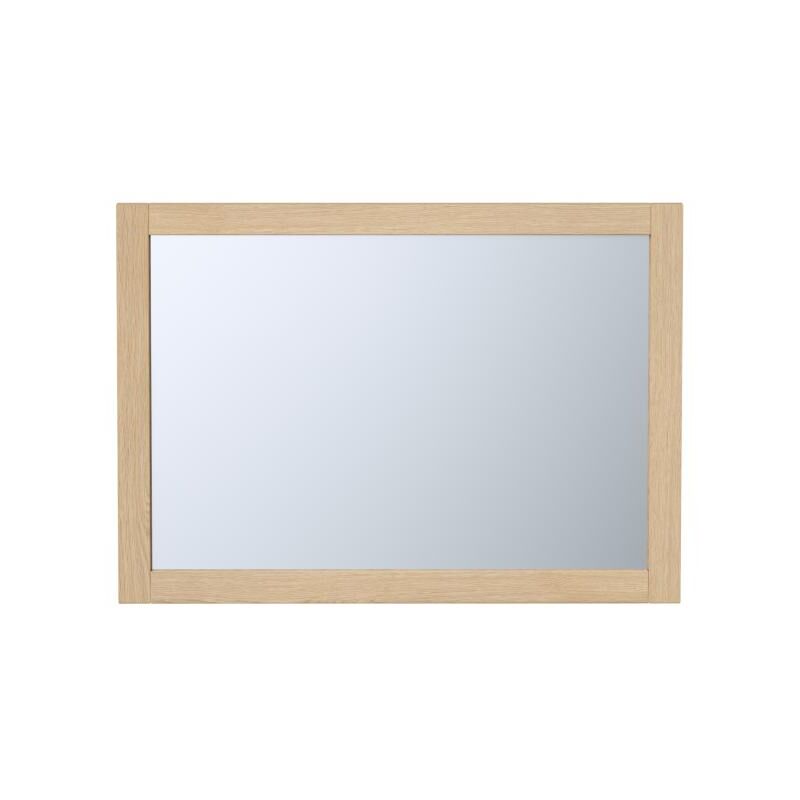 foto del prodotto vente unique specchio rettangolare con cornice placcata in rovere l50 x h70 cm timea