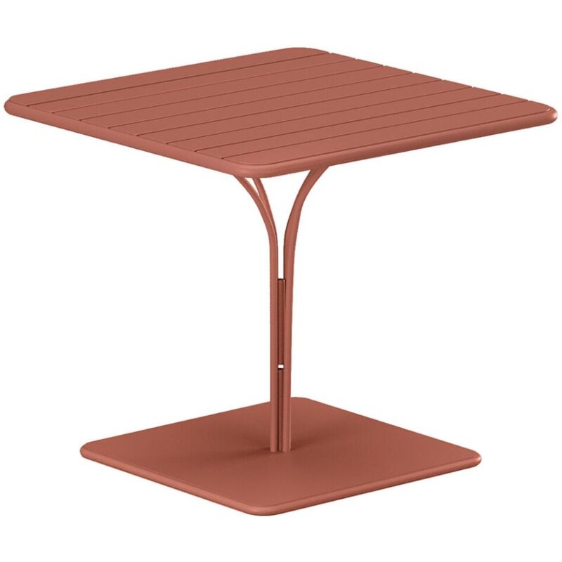 foto del prodotto vente unique tavolo da giardino l.80 cm in metallo terracotta mirmande di mylia