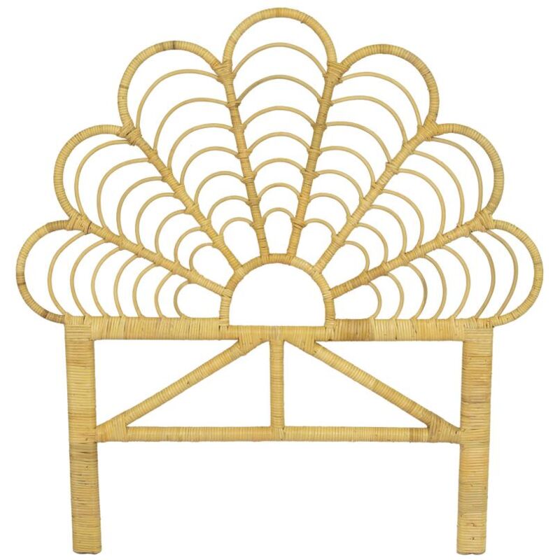 foto del prodotto vente unique testata 110 cm rattan naturale flosia
