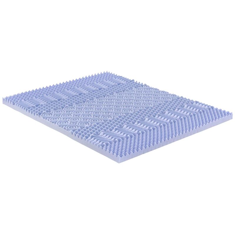 foto del prodotto vente unique topper 160 x 200 cm memory foam 7 zone con estratti di lavanda sp. 5 cm anesi di naturea