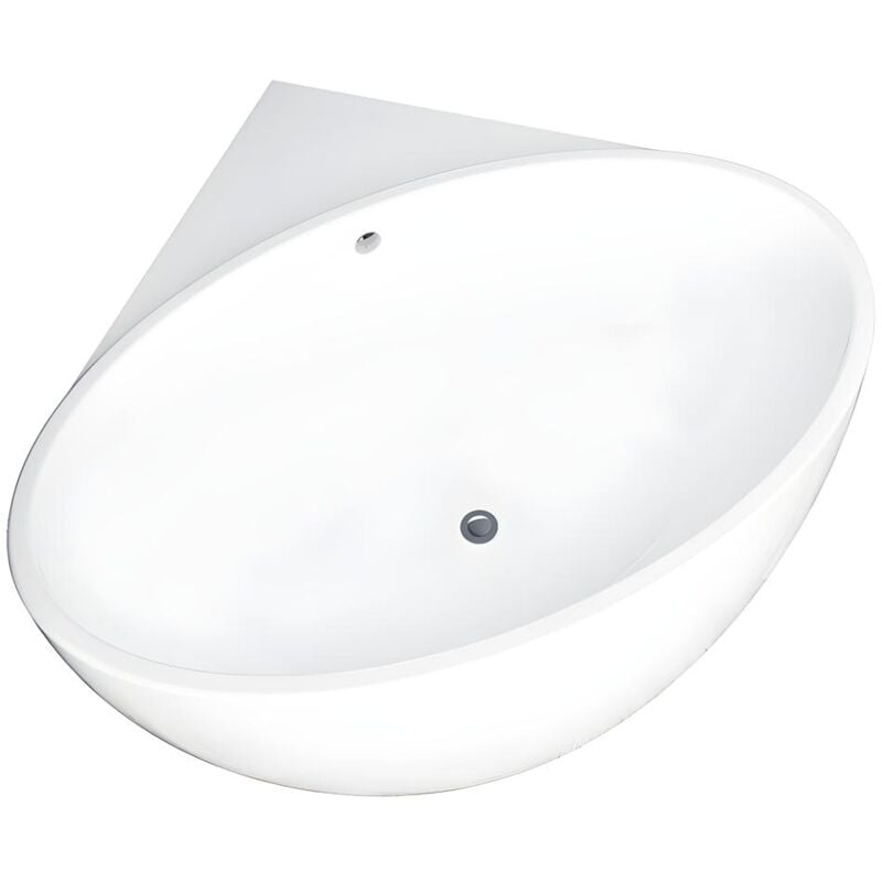 foto del prodotto vente unique vasca angolare 197 l 127 x 127 x 58 cm bianco acrilico gourami