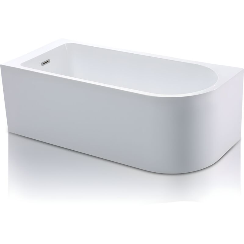 foto del prodotto vente-unique - vasca angolare 240 litri 170 x 75 x 58 cm bianco - angolo a sinistra - anika