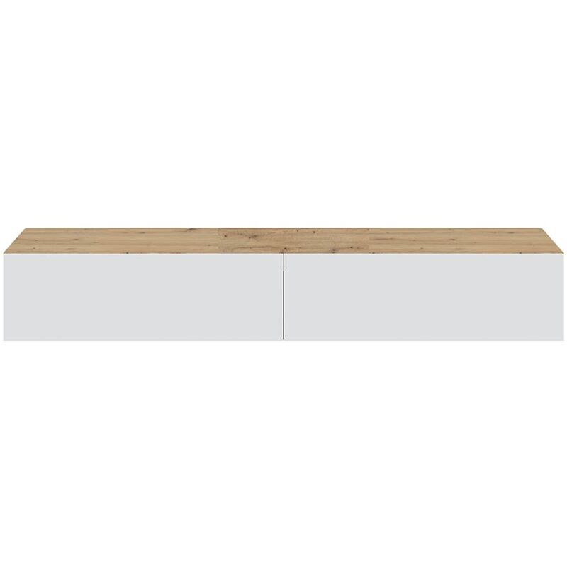 foto del prodotto ventemeublesonline mobile tv sospeso 2 abbattibili e 2 ripiani l180 cm kaway