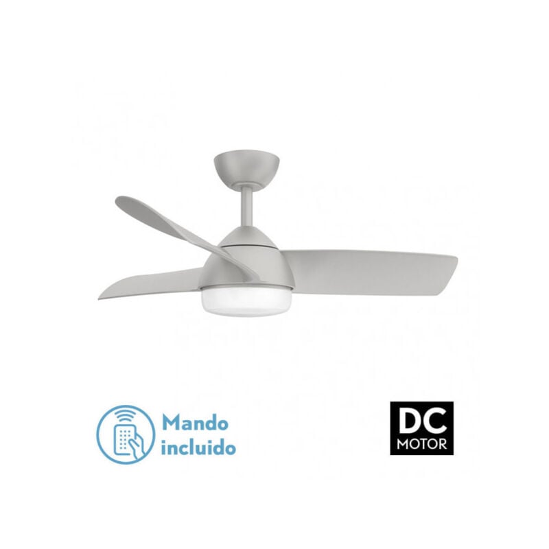 foto del prodotto ventilatore 24w dc haur silver 3 asp.6 veloc.107d 2 alberi c remoto, memoria e temp.3000 4000 6000k