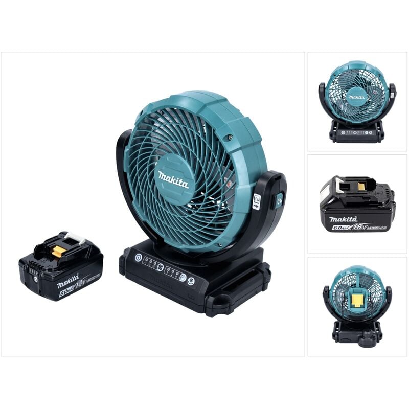 foto del prodotto ventilatore a batteria makita dcf 102 g1 18 v 18 cm 1x batteria ricaricabile 6,0 ah senza caricabatteria