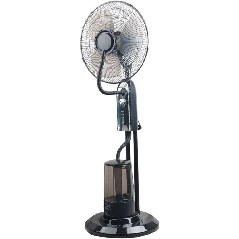foto del prodotto ventilatore a piantana con nebulizzatore d acqua e ghiaccio 3 pale 75w nebula fan