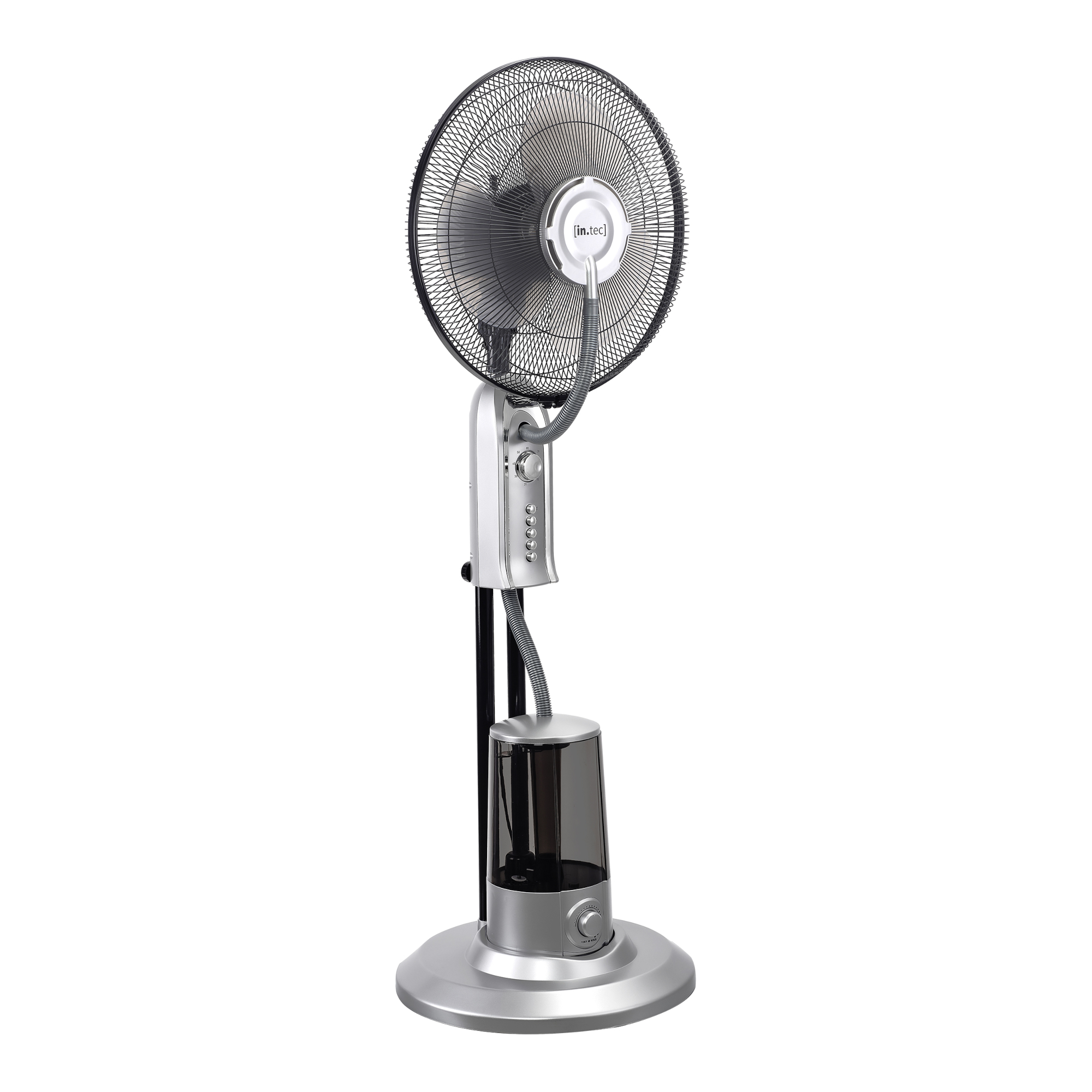 foto del prodotto ventilatore a piantana con nebulizzatore regolabile - 3 velocit , modalit oscillazione, testa inclinabile - motore 75w