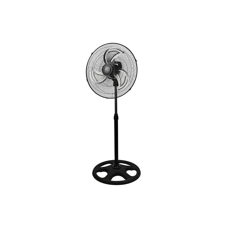 foto del prodotto ventilatore a piantana nero maurer 45cm 3 pale c oscillazione ellittica