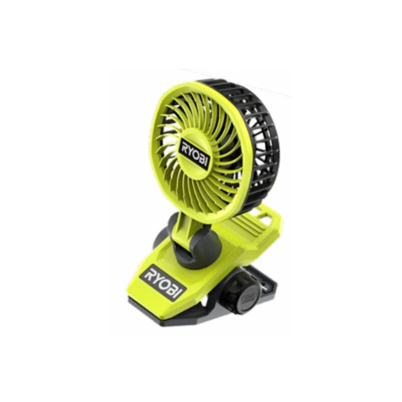foto del prodotto ventilatore a pinza al litio ryobi 4v usb senza batteria o caricatore rcf4 0