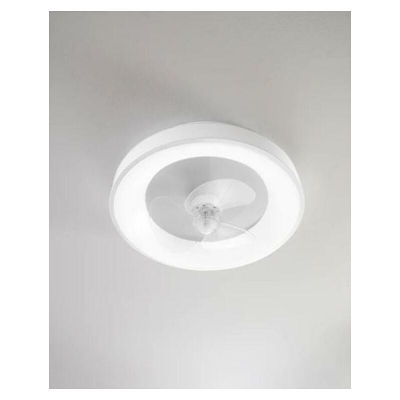 foto del prodotto ventilatore a plafone led perenz fly 45w 3 pale bianco 7178bct