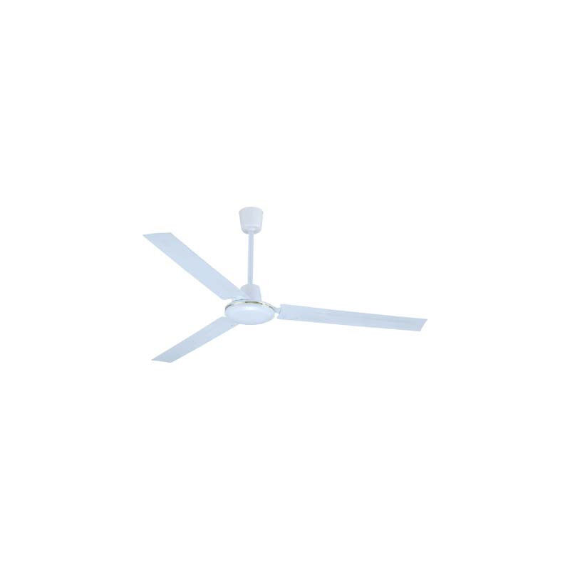 foto del prodotto ventilatore a soffitto 70w 3 pale in metallo 5 velocita 142 cm con interruttore di controllo a muro