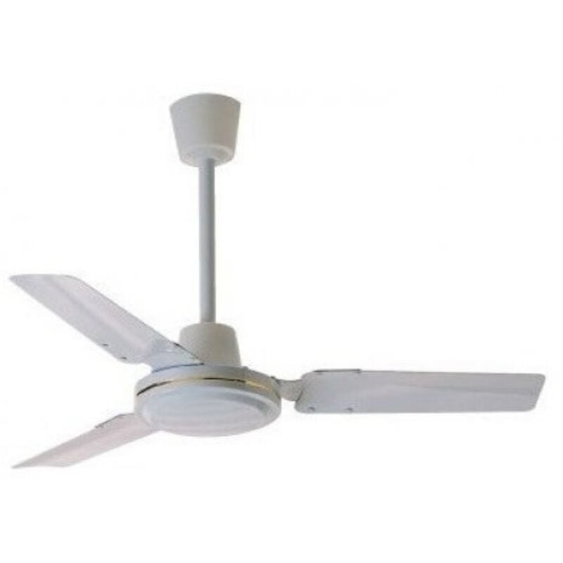 foto del prodotto ventilatore a soffitto con 3 pale 120cm bianco
