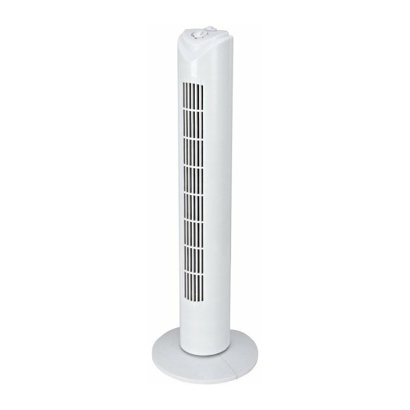 foto del prodotto ventilatore a torretta senza pale potenza 45watt altezza 80cm bianco