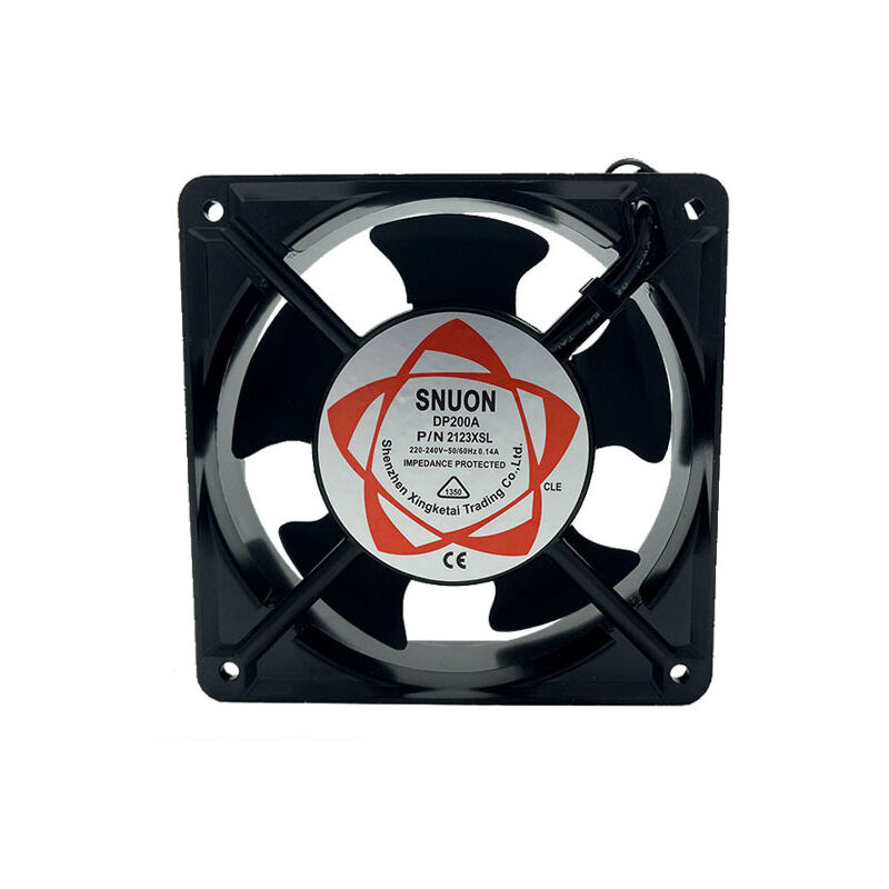 foto del prodotto ventilatore assiale per camino da incasso a cassetto alta temperatura pale silenziose universale 120 x 120 x 38 mm