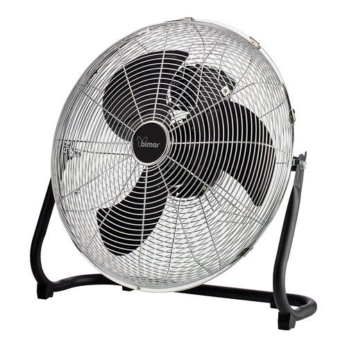 foto del prodotto ventilatore bimar vs58 floor fan high speed silver e black