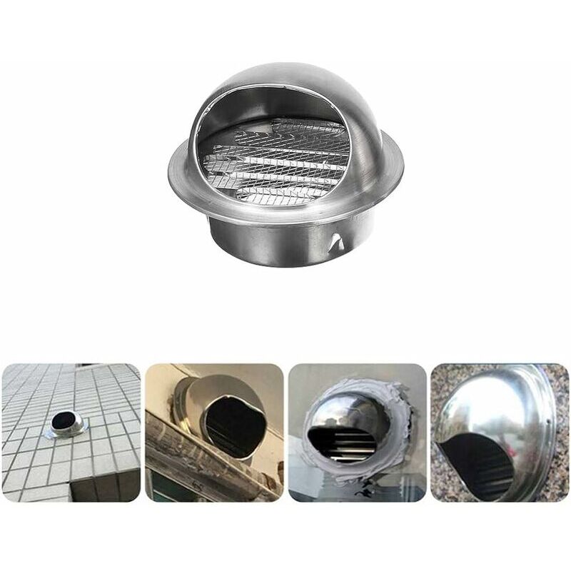 foto del prodotto ventilatore con feritoia da 100 mm, ventilazione con uscita aria per tubo di scarico fumi con cappa esterna, ventilatore con feritoia per condotto