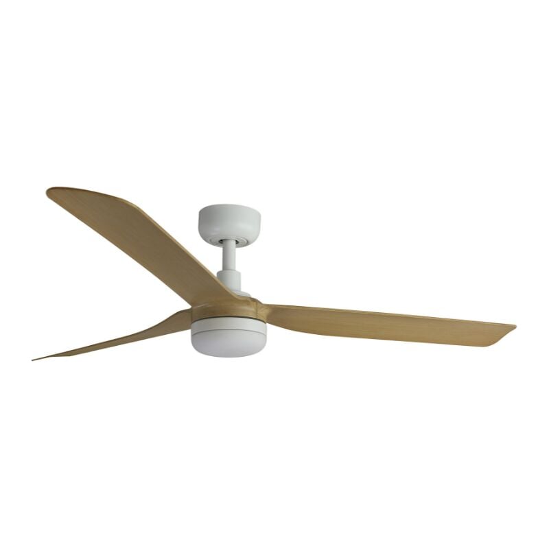 foto del prodotto ventilatore con luce led faro punt m 18w 3000 4200 6500k bianco legno 33816 20