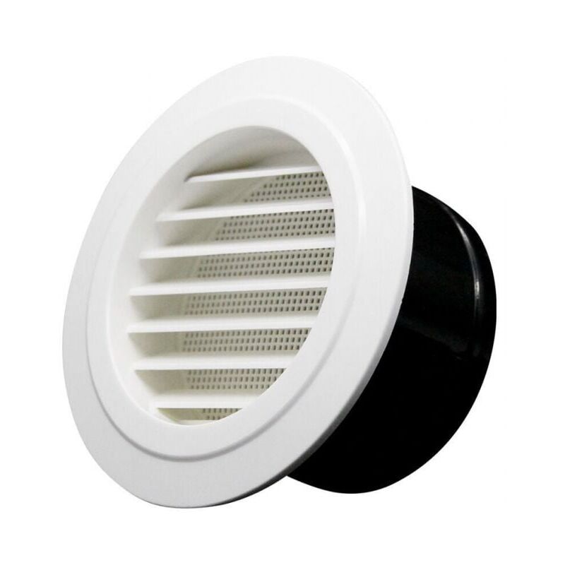foto del prodotto ventilatore da 100 mm, estrazione aria per aria condizionata centralizzata con griglia di protezione abs 100 mm 