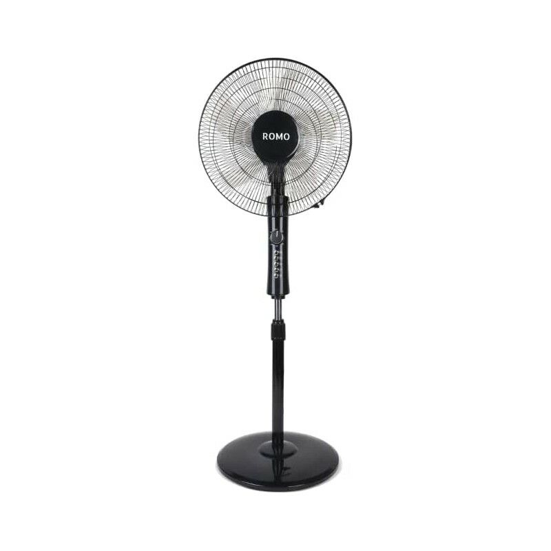 foto del prodotto ventilatore da pavimento 60w con 3 velocit , colore nero