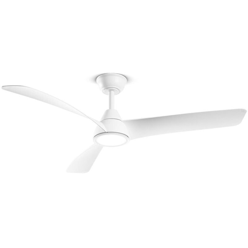 foto del prodotto ventilatore da soffitto con luce perenz 7204 b ct bianco 132 cm, 3 pale, 6 velocit , motore dc 35w, silenzioso