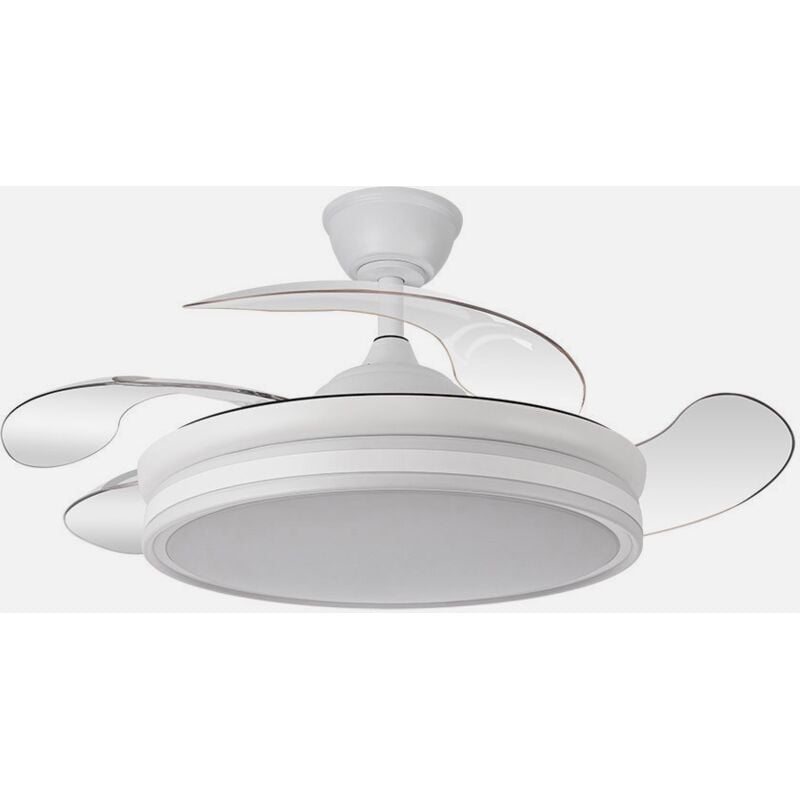 foto del prodotto ventilatore da soffitto dc 'bayomo' dimmerabile con telecomando (59w 3cct 6980lm) bianco