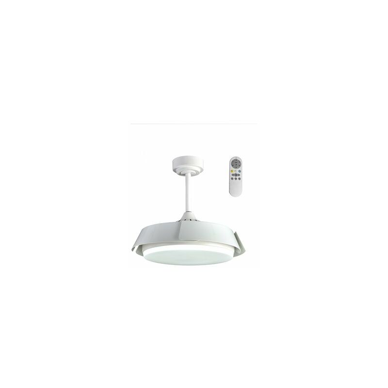 foto del prodotto ventilatore da soffitto led bianco 35w 3200lm cct