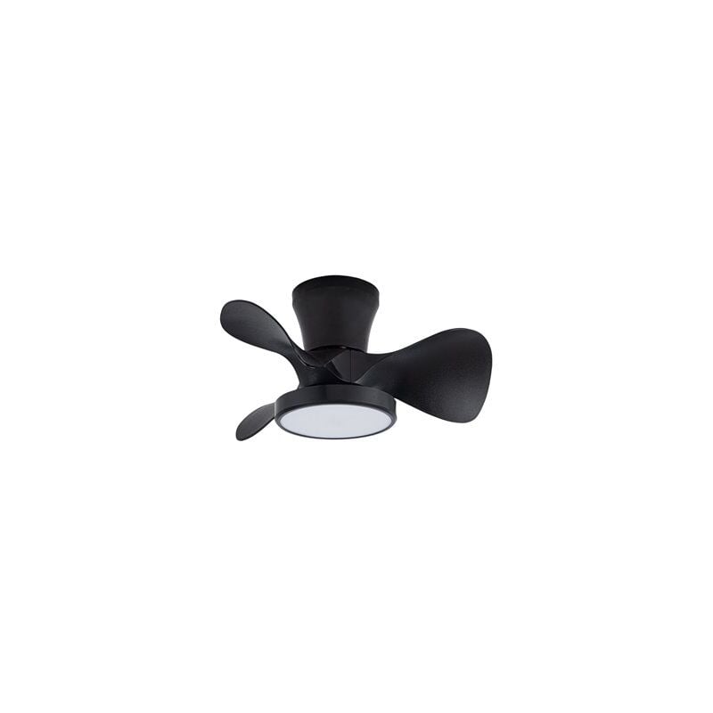foto del prodotto ventilatore da soffitto led moll nero 20w 1900lm cct dim