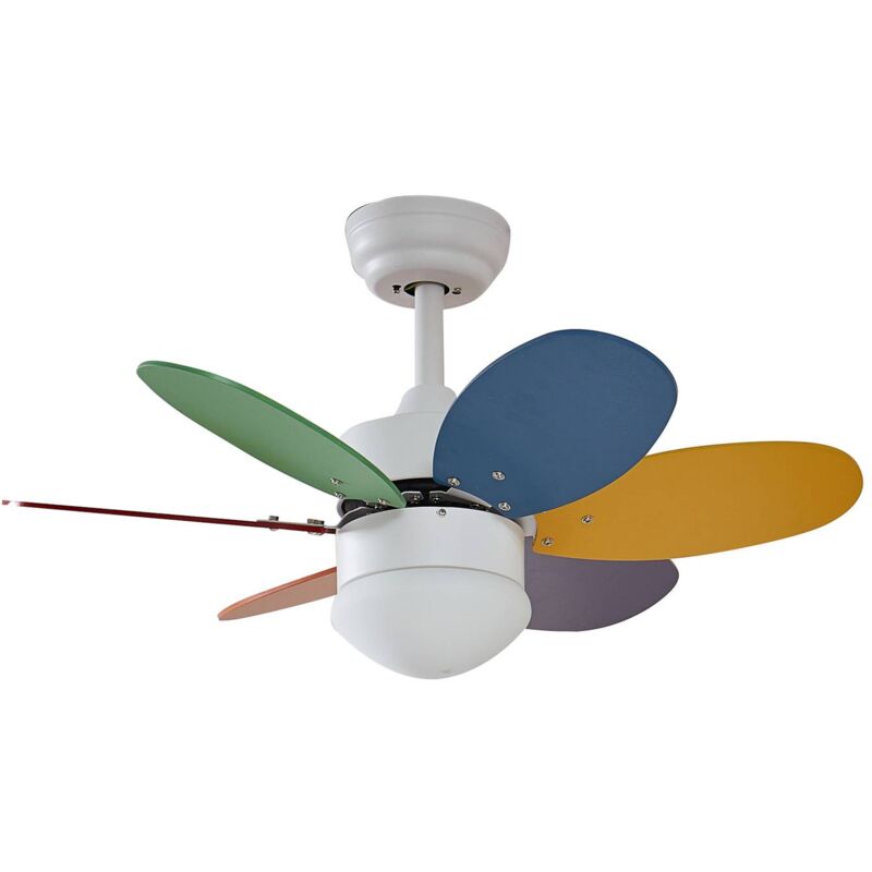 foto del prodotto ventilatore da soffitto lindby con luce litur, silenzioso, 77 cm, e27