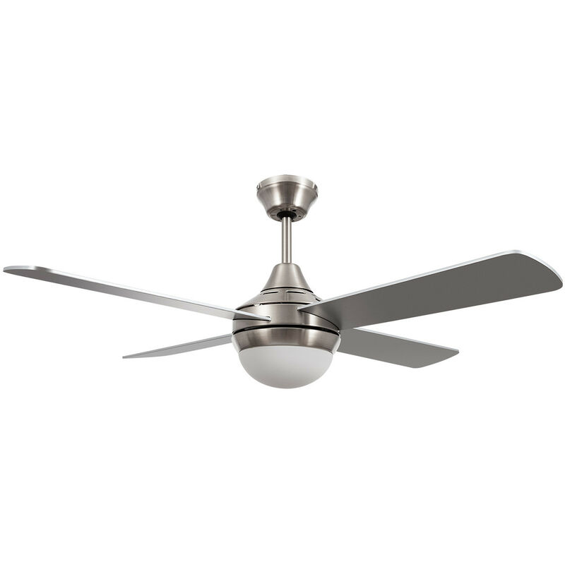foto del prodotto ventilatore da soffitto navy effectto legno nichel 110cm