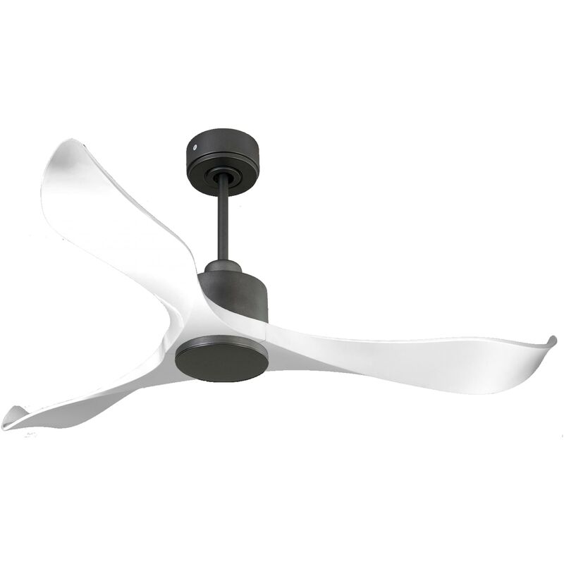 foto del prodotto ventilatore da soffitto reversibile termostato wifi motore cc tetti inclinati telecomando adattatore 2 3 lame hypersilence memoria purline