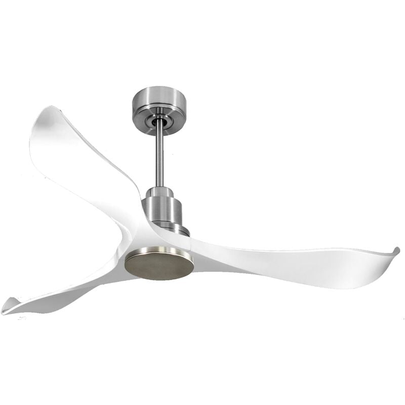 foto del prodotto ventilatore da soffitto reversibile termostato wifi motore cc tetti inclinati telecomando adattatore 2 3 lame hypersilence memoria shopify vendible