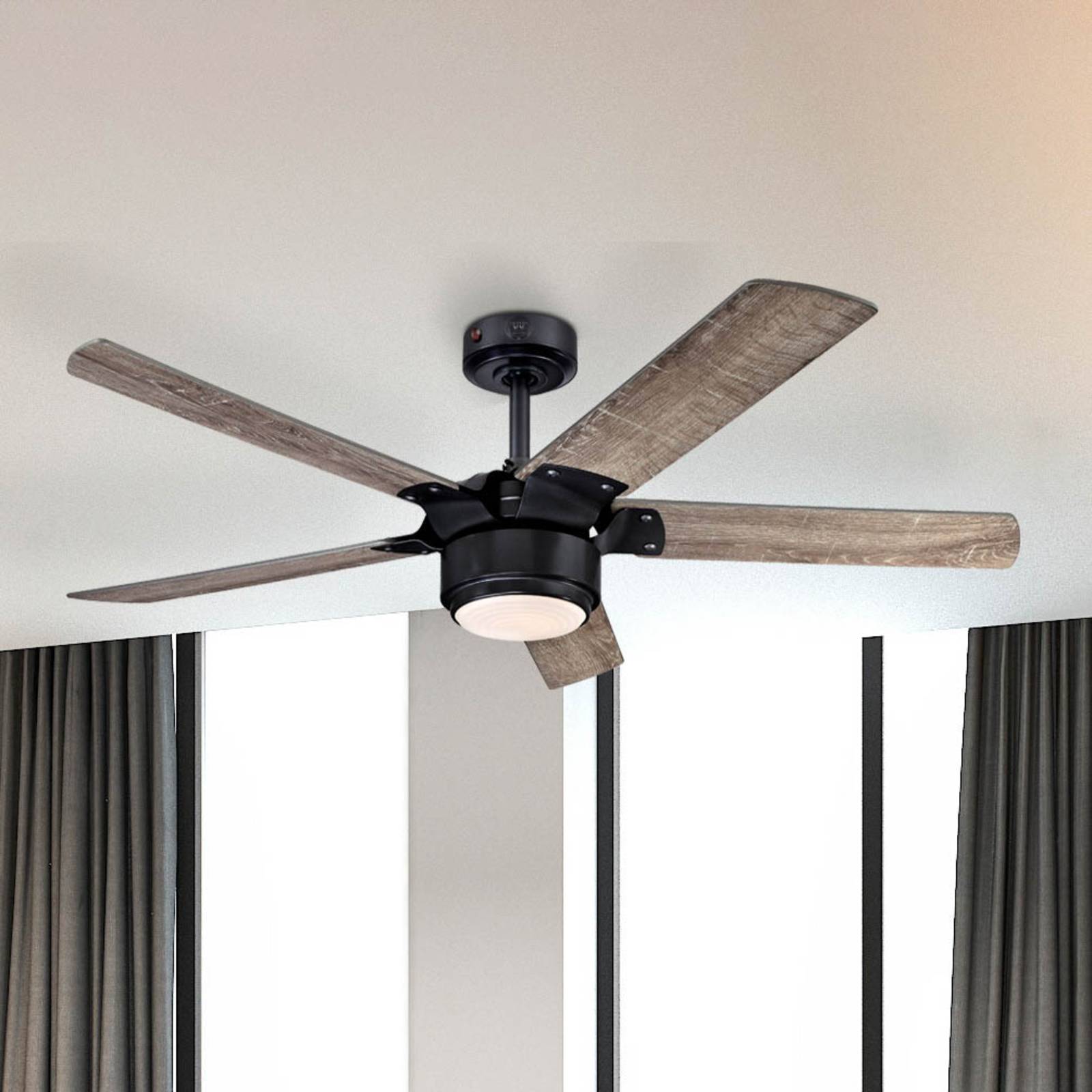 foto del prodotto ventilatore da soffitto westinghouse morris con luce led