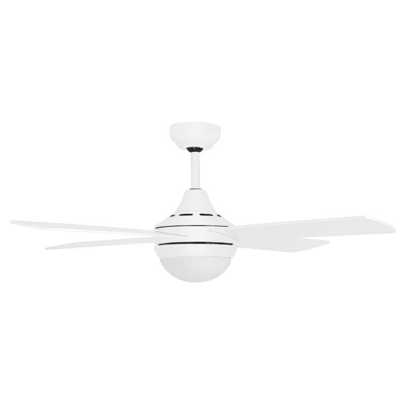 foto del prodotto ventilatore da soffitto wifi con luce led orbegozo controllabile tramite app telecomando 4 pale di diametro 120 cm bianc