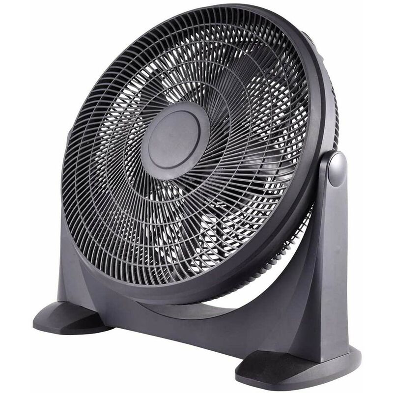 foto del prodotto ventilatore da tavolo 90w pale 50cm 3 velocita inclinazione regolabile nero