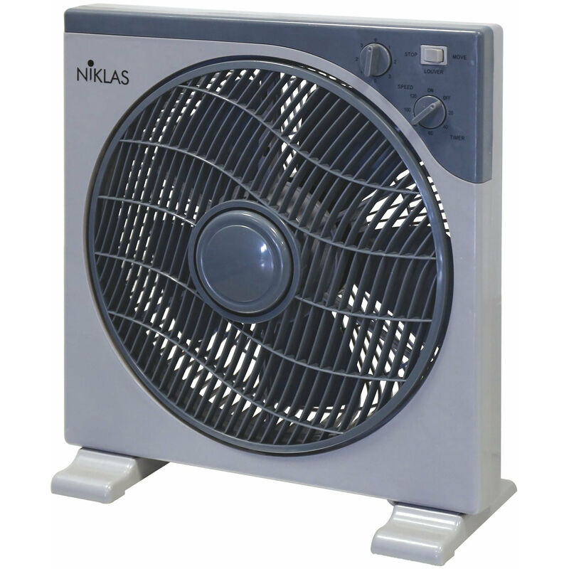 foto del prodotto ventilatore da tavolo a 5 pale e 3 velocit con griglia controrotante boxfan niklas