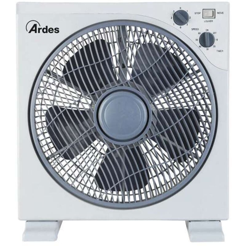 foto del prodotto ventilatore da tavolo bianco 5b29 box fan 30cm 50w ardes