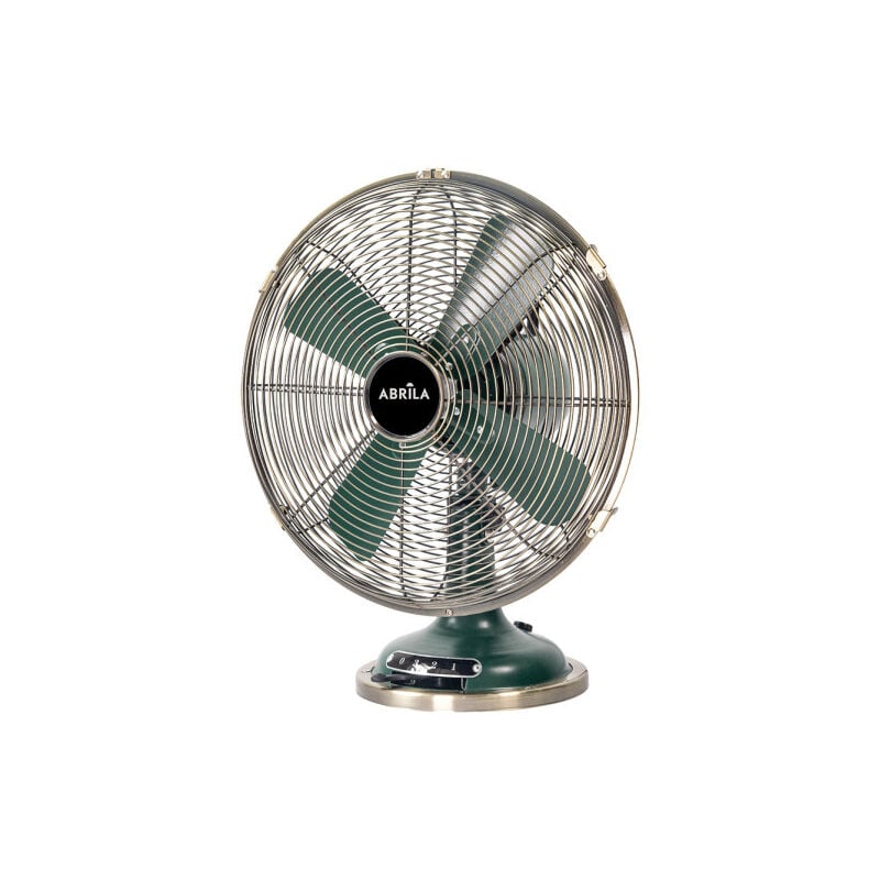 foto del prodotto ventilatore da tavolo capitolio oliva pelle 37w 3 velocit 4asp fisso e rotativo 42x35x27cm
