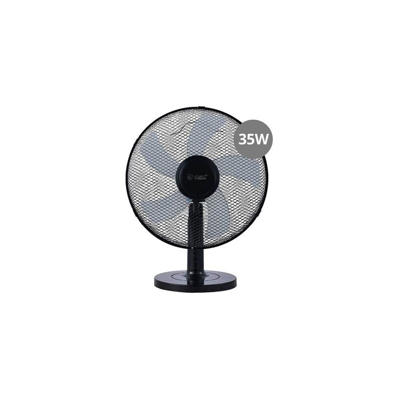 foto del prodotto ventilatore da tavolo macomia 31cm 35w nero