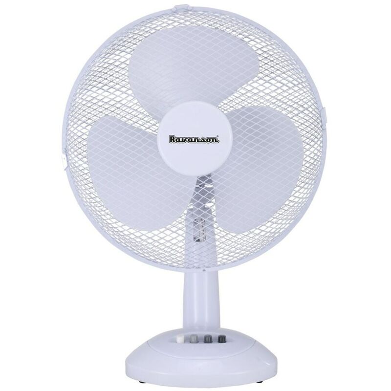 foto del prodotto ventilatore da tavolo ravanson wt 1030 bianco grigio 35 w
