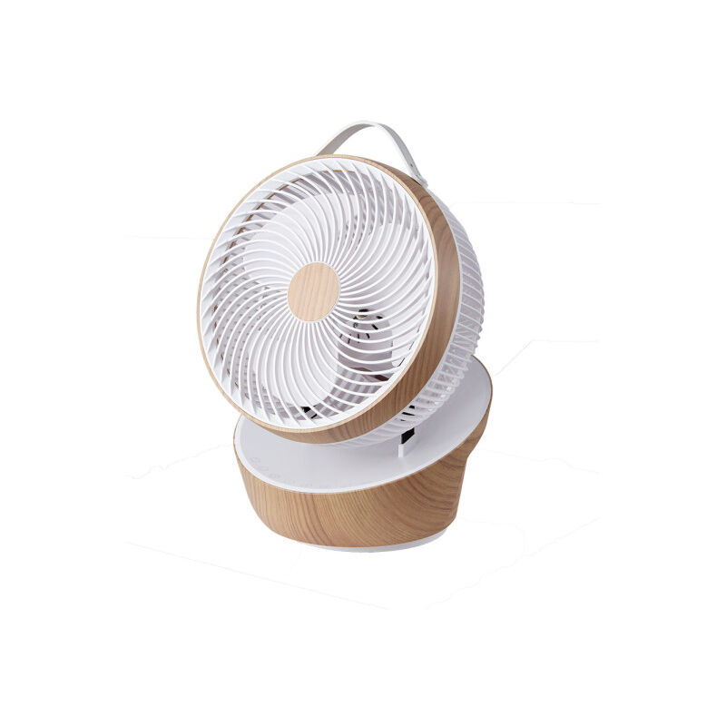 foto del prodotto ventilatore da tavolo robin red robin bianco legno 25w 12vel 3asp motore dc telecomando,timer 36,3x27,5x24,8cm