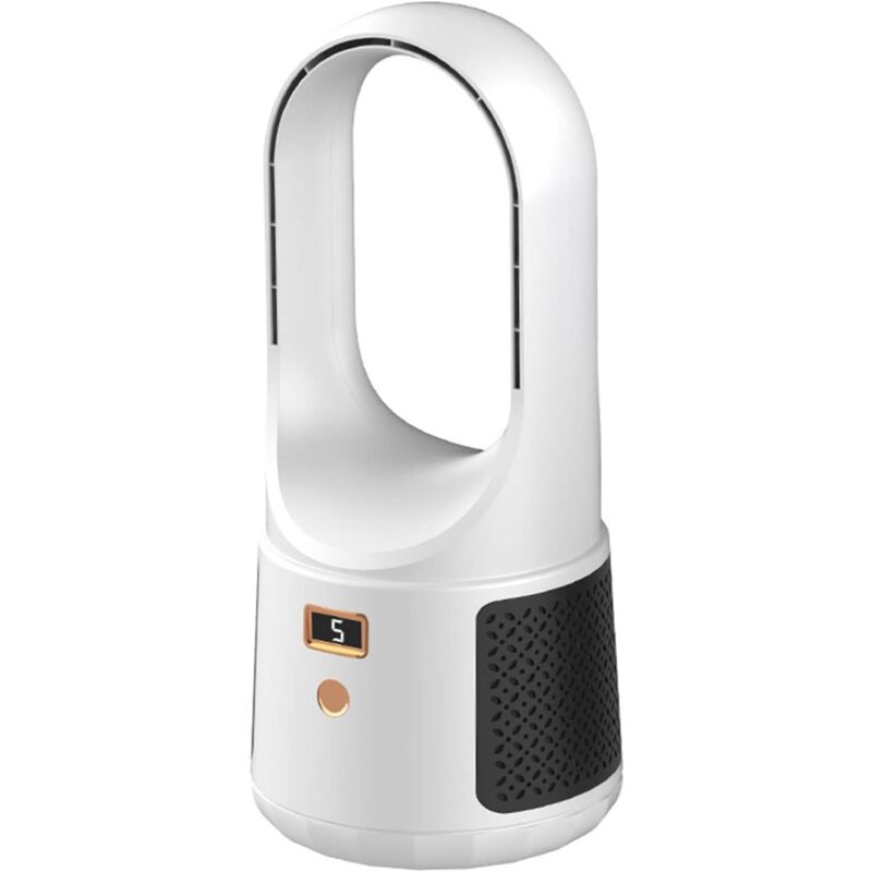 foto del prodotto ventilatore da tavolo silenzioso senza pale, portatile, ricaricabile tramite usb, per casa, campeggio e parchi