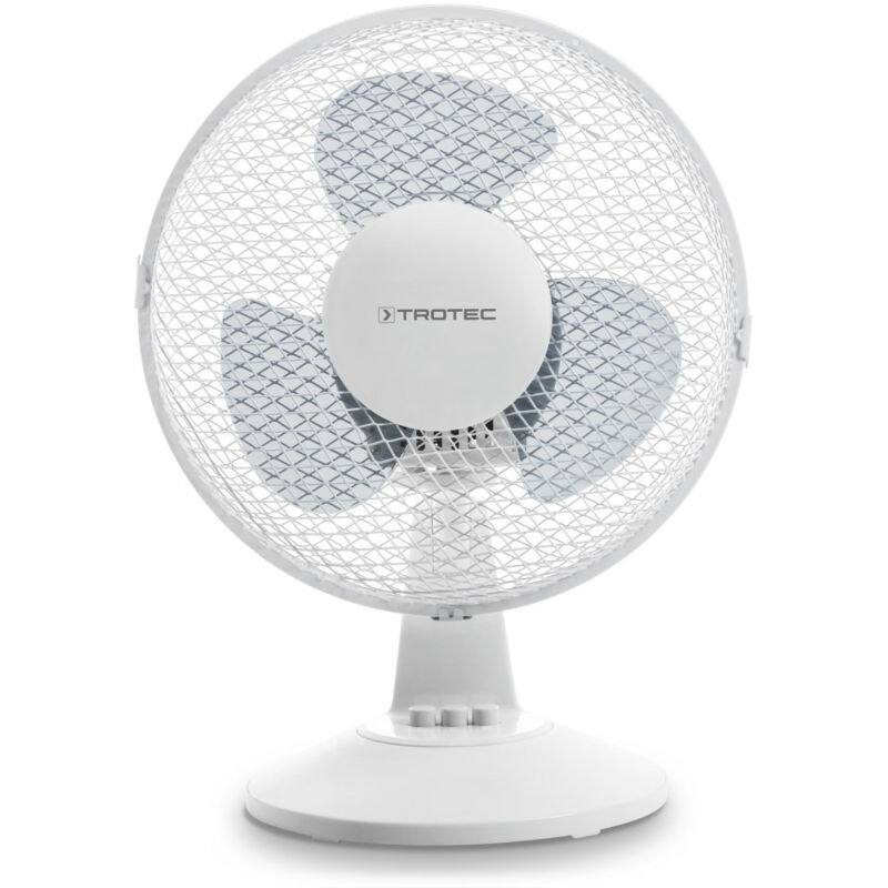 foto del prodotto ventilatore da tavolo tve 10 silenzioso, con oscillazione a 80 25 w trotec