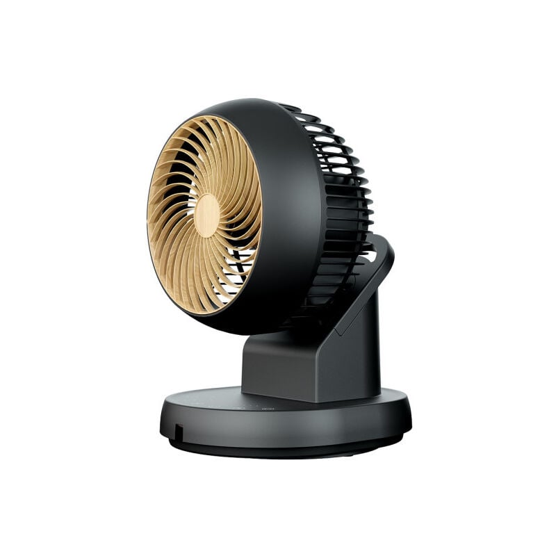 foto del prodotto ventilatore da tavolo urbel nero faggio 30w 4 velocit 31,5x 21x24cm oscillante 3d telecomando, timer