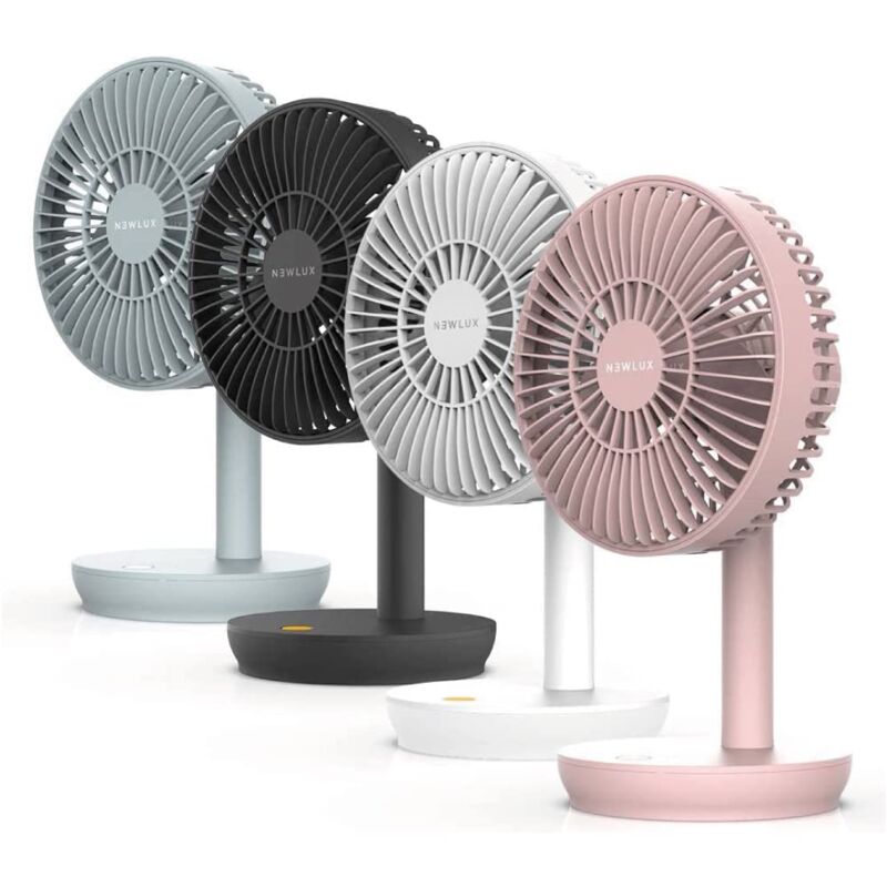 foto del prodotto ventilatore da tavolo usb windpure desk w300 con 4 vel, testa pieghevole, batteria al litio fino a 50 min. ventilatore da scrivania silenzioso 30