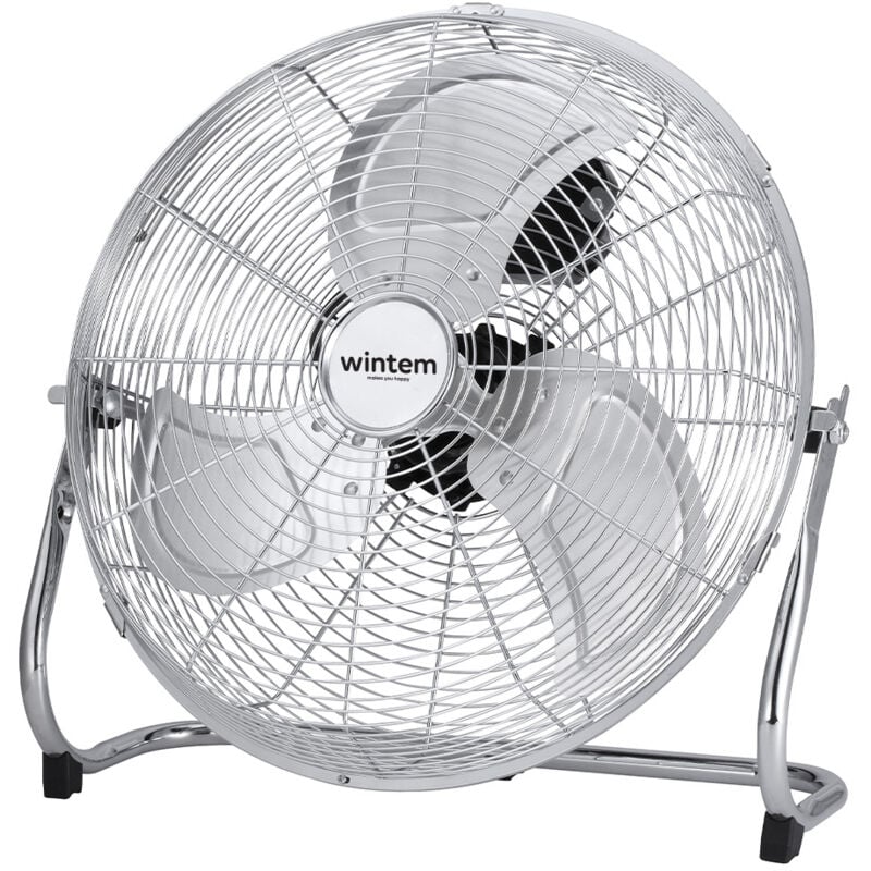 foto del prodotto ventilatore da terra 70w acciaio, inclinazione e 3 velocit robusto e sicuro